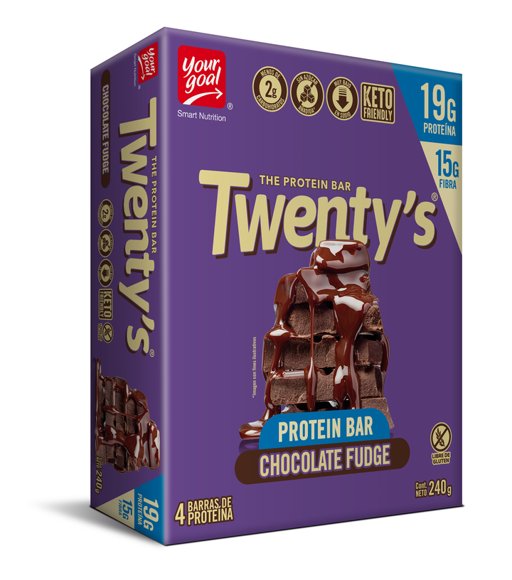 Twenty's Chocolate Fudge - Caja x4un 60g